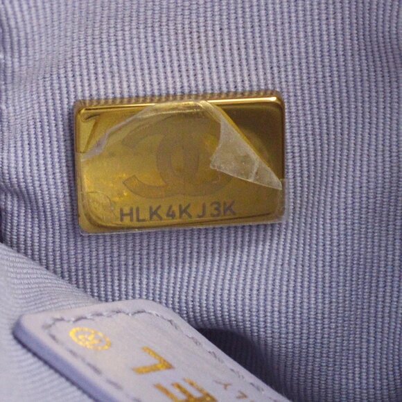 Chanel Purple Calfskin Framing Chain Flap Bag NQ00881 - Picture 5 of 6